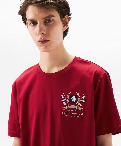 TOMMY HILFIGER（トミーヒルフィガー）の「ヒルフィガークレストインターロックT（Tシャツ/カットソー・メンズ・グリーン/レッド/ネイビー/ホワイト・SMALL/MEDIUM/LARGE/X-LARGE）」の15枚目の写真