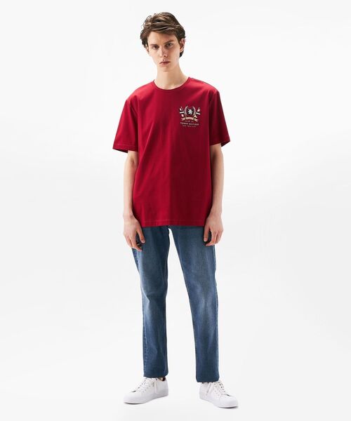 TOMMY HILFIGER（トミーヒルフィガー）の「ヒルフィガークレストインターロックT（Tシャツ/カットソー・メンズ・グリーン/レッド/ネイビー/ホワイト・SMALL/MEDIUM/LARGE/X-LARGE）」の16枚目の写真