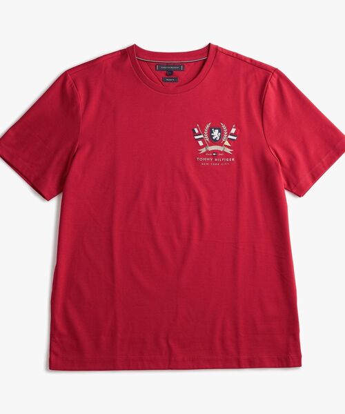 TOMMY HILFIGER（トミーヒルフィガー）の「ヒルフィガークレストインターロックT（Tシャツ/カットソー・メンズ・グリーン/レッド/ネイビー/ホワイト・SMALL/MEDIUM/LARGE/X-LARGE）」の18枚目の写真