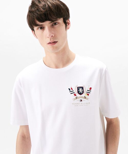 TOMMY HILFIGER（トミーヒルフィガー）の「ヒルフィガークレストインターロックT（Tシャツ/カットソー・メンズ・グリーン/レッド/ネイビー/ホワイト・SMALL/MEDIUM/LARGE/X-LARGE）」の19枚目の写真