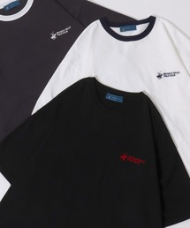 BEVERLY HILLS POLO CLUB/ビバリーヒルズポロクラブ オーバーサイズ ワンポイント刺繍 半袖Tシャツ リンガーTシャツ レディース メンズ