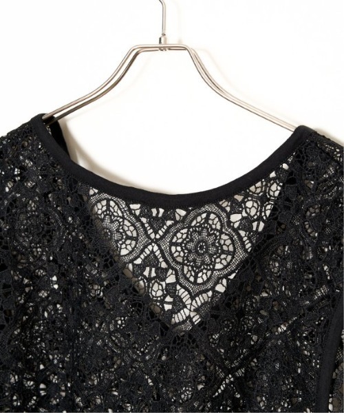 LBC（エルビーシー）の「レース2WAYベスト（ベスト・レディース・ブラック/ホワイト・M）」の22枚目の写真