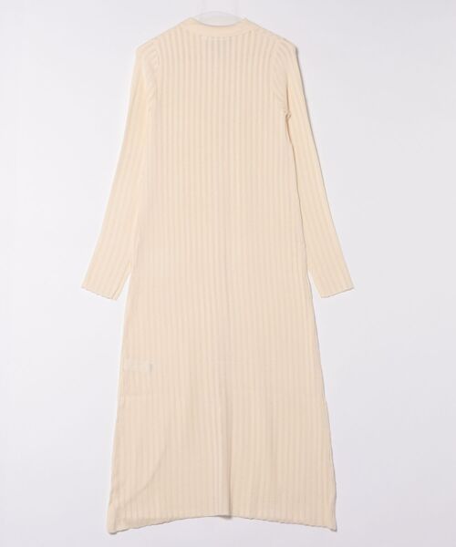 MOUSSY（マウジー）の「SHEER ロングカーディガン（カーディガン/ボレロ・レディース・ブラック/オフホワイト・FREE）」の18枚目の写真