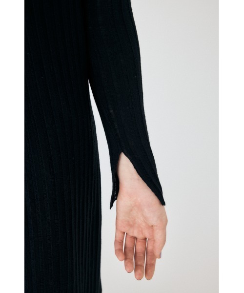 MOUSSY（マウジー）の「SHEER ロングカーディガン（カーディガン/ボレロ・レディース・ブラック/オフホワイト・FREE）」の11枚目の写真