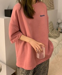《6色展開/3サイズ展開》ゆるっとしたシルエット1枚でサマになる春夏ロゴプリントTシャツ