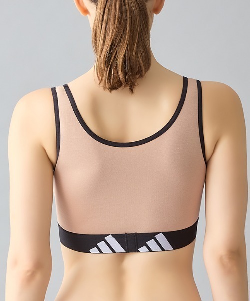 adidas（アディダス）の「adidas/アディダス スポーツブラ 吸汗速乾（スポーツブラ・レディース・ブラック/杢グレー/ベージュ系その他/パープル系その他・LARGE/SMALL/MEDIUM）」の22枚目の写真