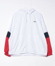 FILA ホワイト ジップアップジャケット - メルカリ