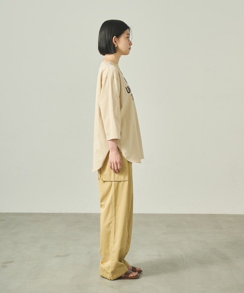 kha:ki(カーキ)の「「KHA:KI / カーキ」 7TH TEE -K.U.V- 7TH TEE -K.U.V-(Tシャツ/カットソー・レディース・アッシュグレー/チャコールグレー/サンドベージュ・1)」の13枚目の写真
