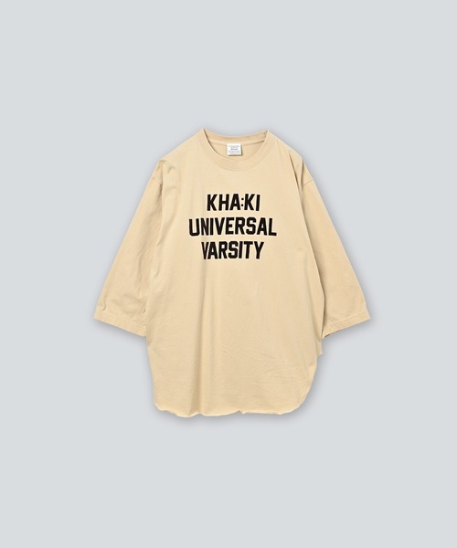 kha:ki(カーキ)の「「KHA:KI / カーキ」 7TH TEE -K.U.V- 7TH TEE -K.U.V-(Tシャツ/カットソー・レディース・アッシュグレー/チャコールグレー/サンドベージュ・1)」の16枚目の写真