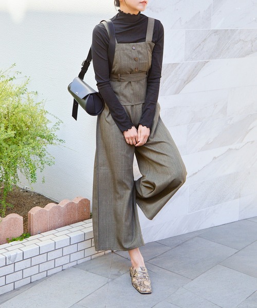 GORGE(ゴージ)の「《ウエストリボン×セットアップ》レディース ビスチェ&ワイドパンツ 上下セット 春夏秋 美シルエット(セットアップ・レディース・モカ/カーキ/アイボリー/グレー/その他3/その他4・F)」の16枚目の写真