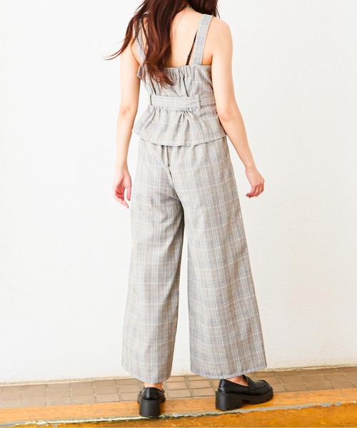 GORGE(ゴージ)の「《ウエストリボン×セットアップ》レディース ビスチェ&ワイドパンツ 上下セット 春夏秋 美シルエット(セットアップ・レディース・モカ/カーキ/アイボリー/グレー/その他3/その他4・F)」の14枚目の写真