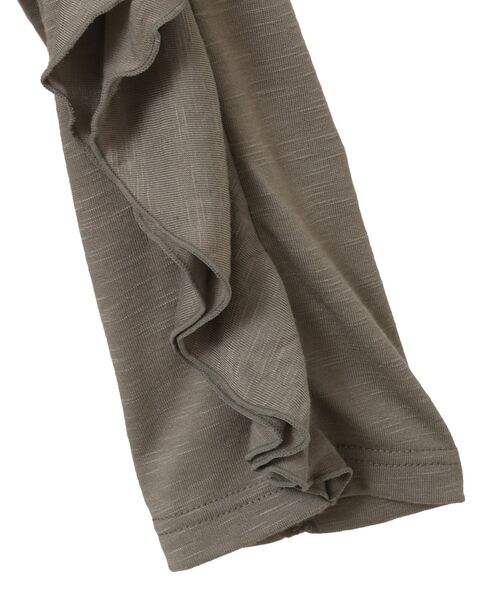 Sugar spoon(シュガースプーン)の「・SUGAR SPOON ラッフルスリーブロンTEE(Tシャツ/カットソー・レディース・ブラック/グレイッシュベージュ/ピンクベージュ/オフホワイト/ライトグレー・FREE)」の11枚目の写真