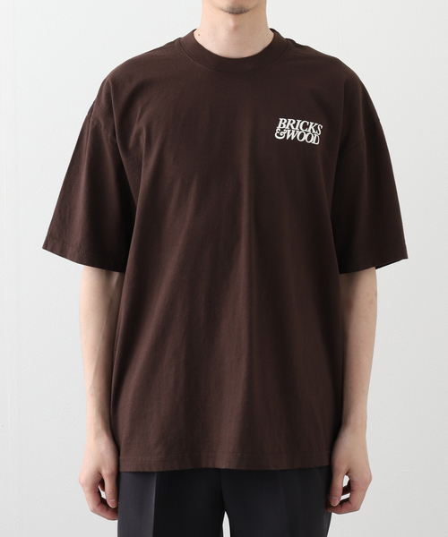 WISM(ウィズム)の「【BRICKS & WOOD/ブリックスアンドウッド】 From South Central w/Love Te FSCWL(Tシャツ/カットソー・メンズ・ブラウン・X-LARGE/LARGE/MEDIUM)」の4枚目の写真