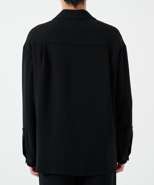 STUDIOUS（ステュディオス）の「ESSENTIAL RELAX SHIRTS L/S（シャツ/ブラウス・メンズ・ダークグレー/ブラック・1/2）」の7枚目の写真