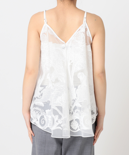 TAAKK（ターク）の「TAAKK 別注 CAMISOLE TA25SS-SH305：キャミソール（キャミソール・レディース・ホワイト・MEDIUM）」の9枚目の写真