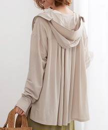 BELLUNA PLUS（ベルーナ）の「新色追加！絶対に焼けたくない後プリーツＵＶパーカー（パーカー）」