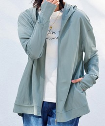 BELLUNA PLUS（ベルーナ）の「絶対に焼けたくない！後プリーツＵＶ対策パーカー　新色追加 / UV対策 / プチプラ（パーカー）」