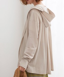 BELLUNA PLUS（ベルーナ）の「絶対に焼けたくない！後プリーツＵＶ対策パーカー　新色追加 / UV対策 / プチプラ（パーカー）」