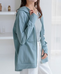 BELLUNA PLUS（ベルーナ）の「絶対に焼けたくない！後プリーツＵＶ対策パーカー　新色追加 / UV対策 / プチプラ（パーカー）」