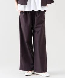 《定番》タックワイドストレートパンツ(セットアップ可)
