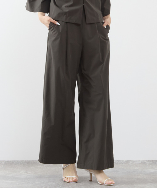 定番》タックワイドストレートパンツ（セットアップ可）（その他