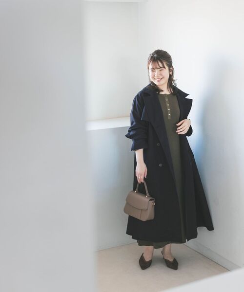 COHINA(コヒナ)の「ラメシアースリーブニットワンピース 【低身長・小柄女性】(ワンピース・レディース・グレー/ブラウン/グリーン・REGULAR/SHORT)」の22枚目の写真