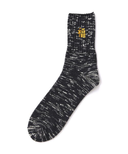 ROSTER SOX（ロスターソックス）の「ROSTER SOX/ロスターソックス　B TIGER SOCKS メンズ レディース（ソックス/靴下・メンズ・ブラック/パープル・1/2）」の12枚目の写真
