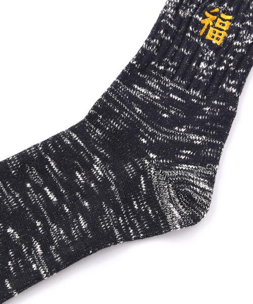 ROSTER SOX（ロスターソックス）の「ROSTER SOX/ロスターソックス　B TIGER SOCKS メンズ レディース（ソックス/靴下・メンズ・ブラック/パープル・1/2）」の11枚目の写真