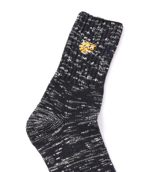 ROSTER SOX（ロスターソックス）の「ROSTER SOX/ロスターソックス　B TIGER SOCKS メンズ レディース（ソックス/靴下・メンズ・ブラック/パープル・1/2）」の6枚目の写真