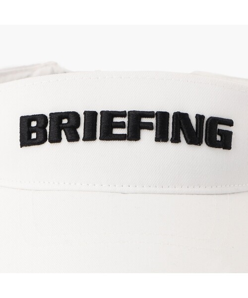 BRIEFING（ブリーフィング）の「【BRIEFING GOLF／ブリーフィングゴルフ】MEN’S BASIC VISOR（キャップ・メンズ・オリーブ/ブラック/ホワイト/ネイビー/ベージュ・FREE）」の6枚目の写真
