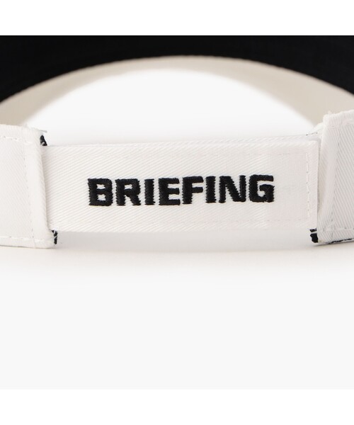 BRIEFING（ブリーフィング）の「【BRIEFING GOLF／ブリーフィングゴルフ】MEN’S BASIC VISOR（キャップ・メンズ・オリーブ/ブラック/ホワイト/ネイビー/ベージュ・FREE）」の7枚目の写真