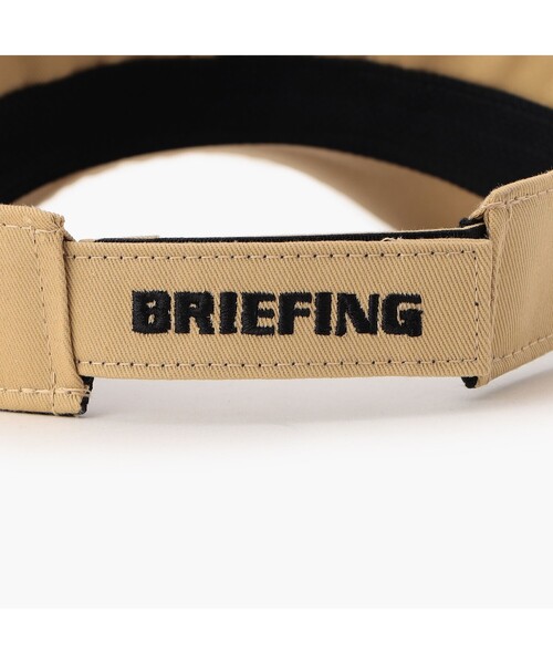 BRIEFING（ブリーフィング）の「【BRIEFING GOLF／ブリーフィングゴルフ】MEN’S BASIC VISOR（キャップ・メンズ・オリーブ/ブラック/ホワイト/ネイビー/ベージュ・FREE）」の11枚目の写真