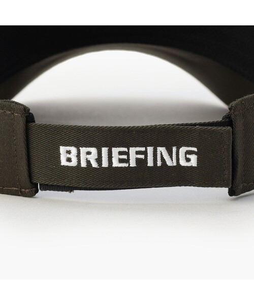 BRIEFING（ブリーフィング）の「【BRIEFING GOLF／ブリーフィングゴルフ】MEN’S BASIC VISOR（キャップ・メンズ・オリーブ/ブラック/ホワイト/ネイビー/ベージュ・FREE）」の18枚目の写真