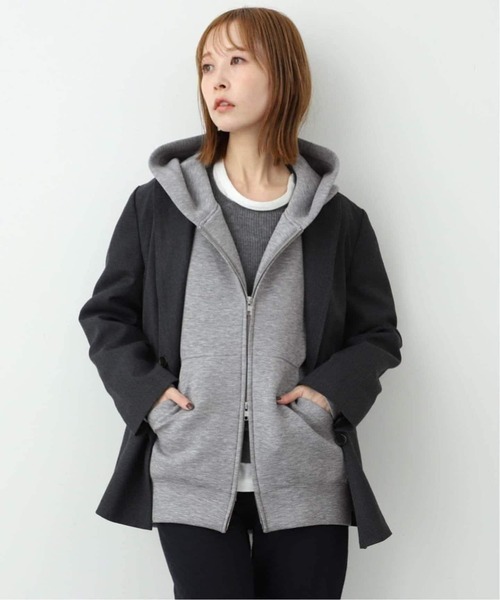 追加6》ボリュームジップアップフーディー（パーカー）｜SLOBE IENA