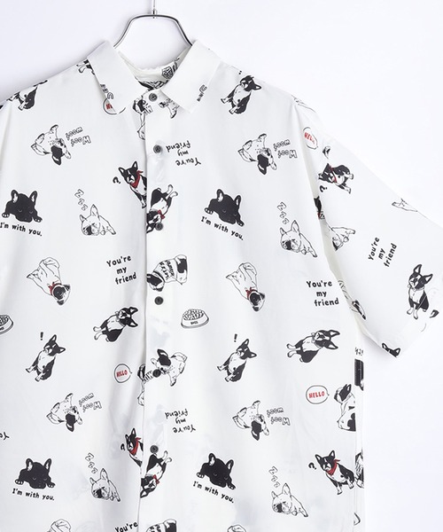 希少品】サルヴァトーレフェラガモ シルク 長袖シャツ アニマル