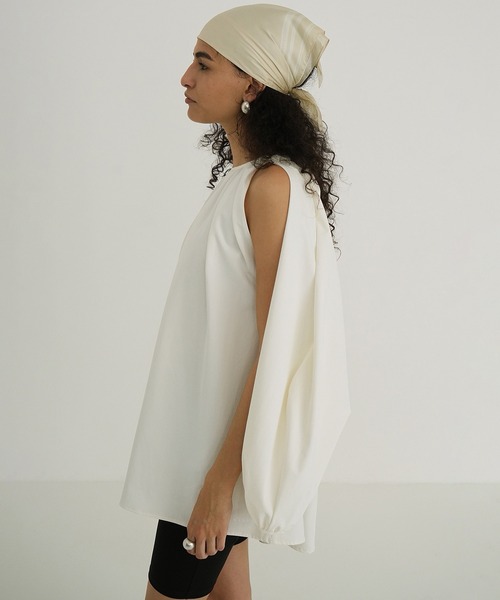 【セール】 GATHER 2WAY RASH BLOUSE（ラッシュガード）｜CLANE GUARD 水着・ラッシュガード