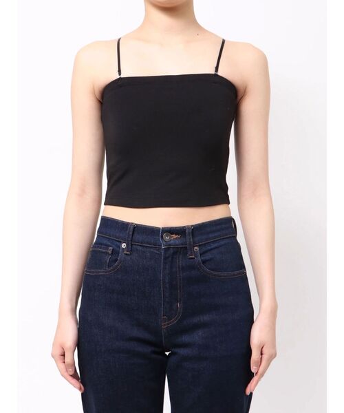 dazzlin（ダズリン）の「カップ付インナーキャミソール（Tシャツ/カットソー・レディース・オフホワイト/ブラック・FREE）」の16枚目の写真