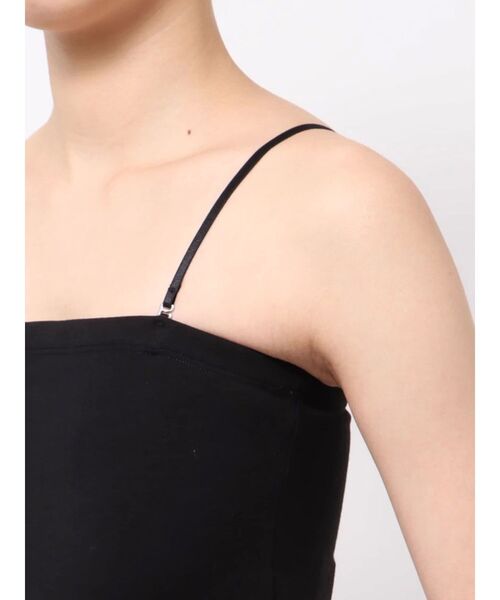 dazzlin（ダズリン）の「カップ付インナーキャミソール（Tシャツ/カットソー・レディース・オフホワイト/ブラック・FREE）」の3枚目の写真