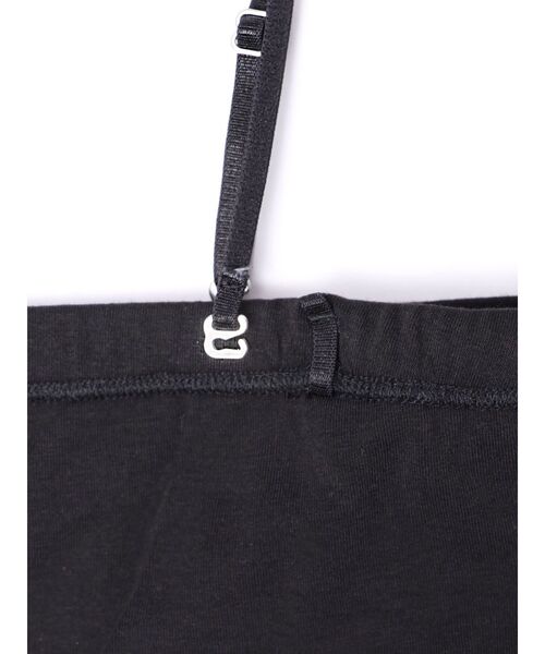 dazzlin（ダズリン）の「カップ付インナーキャミソール（Tシャツ/カットソー・レディース・オフホワイト/ブラック・FREE）」の7枚目の写真