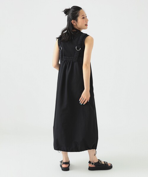 B:MING by BEAMS(ビーミングバイビームス)の「撥水 バルーン ジャンパースカート(ジャンパースカート・レディース・ブラック/オリーブ・ONE SIZE)」の15枚目の写真