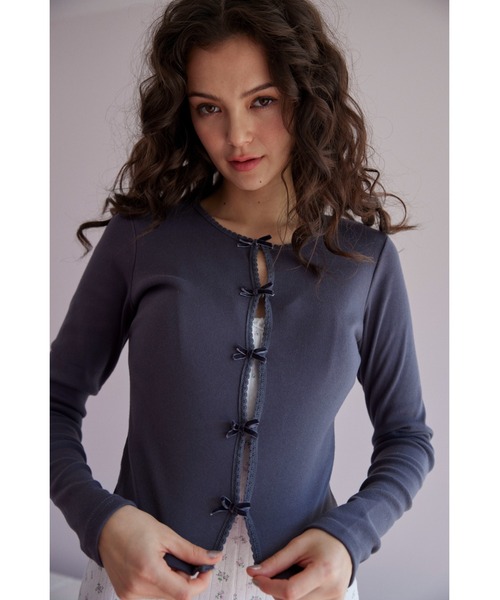 セール】Ribbon Cardigan /リボンカーディガン（カーディガン/ボレロ