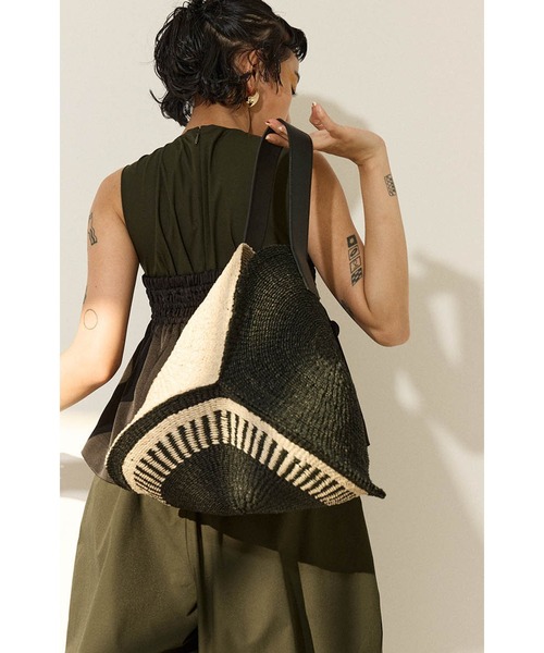 バッグ OMMO CIRCLE STRAW BAG OMMO ONLINE STORE / CIRCLE STRAW BAG