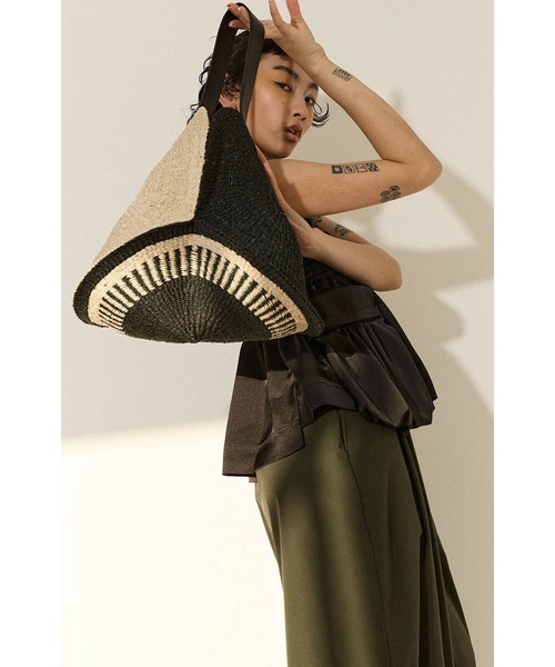 バッグ OMMO CIRCLE STRAW BAG OMMO ONLINE STORE / CIRCLE STRAW BAG