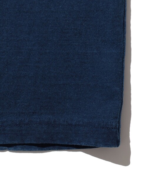 REMI RELIEF（レミレリーフ）の「【別注】REMI RELIEF / Pocket T-shirt Indigo（Tシャツ/カットソー・メンズ・インディゴブルー・SMALL/MEDIUM/LARGE/X-LARGE）」の5枚目の写真