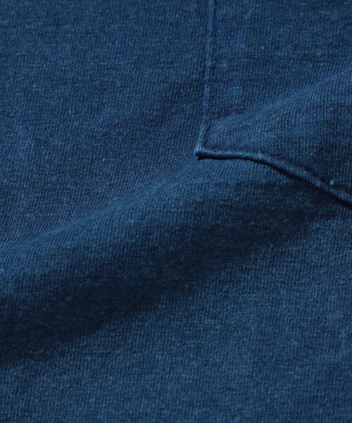 REMI RELIEF（レミレリーフ）の「【別注】REMI RELIEF / Pocket T-shirt Indigo（Tシャツ/カットソー・メンズ・インディゴブルー・SMALL/MEDIUM/LARGE/X-LARGE）」の6枚目の写真