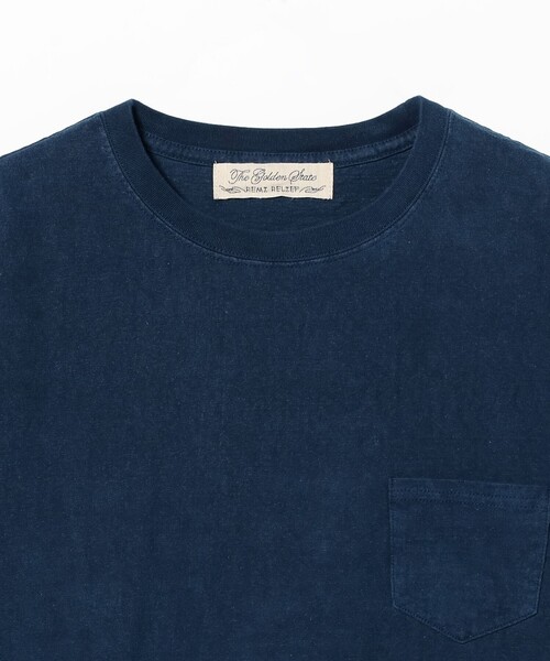 REMI RELIEF（レミレリーフ）の「【別注】REMI RELIEF / Pocket T-shirt Indigo（Tシャツ/カットソー・メンズ・インディゴブルー・SMALL/MEDIUM/LARGE/X-LARGE）」の10枚目の写真