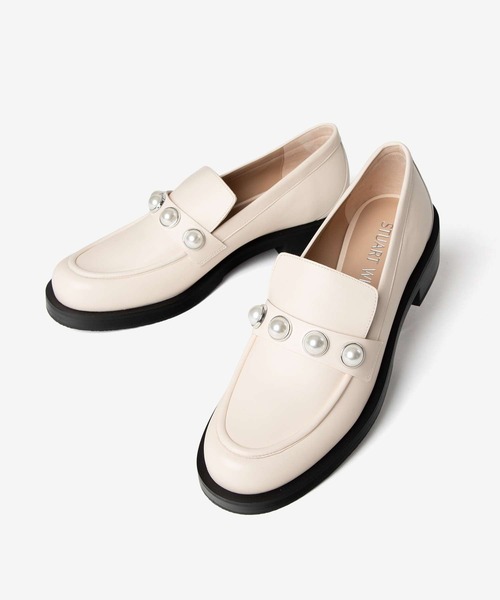 STUART WEITZMAN(スチュアートワイツマン)の「STUART WEITZMAN PORTIA BOLD LOAFER スチュアート・ワイツマン ポリータ ボールド ローファー(ローファー・レディース・ホワイト・37.5/36.5/37)」の6枚目の写真