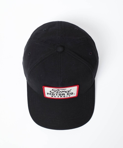 AMERICAN NEEDLE（アメリカンニードル）の「【AMERICAN NEEDLE/アメリカンニードル】FORD MOTOR CO. DETROIT 6PANEL CAP フォード モーター サイクル カンパニー デトロイト 6パネル キャップ（キャップ・メンズ・ブラック・FREE）」の3枚目の写真