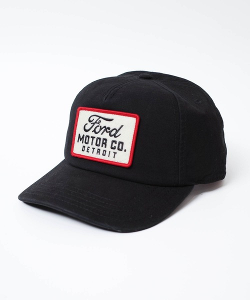AMERICAN NEEDLE（アメリカンニードル）の「【AMERICAN NEEDLE/アメリカンニードル】FORD MOTOR CO. DETROIT 6PANEL CAP フォード モーター サイクル カンパニー デトロイト 6パネル キャップ（キャップ・メンズ・ブラック・FREE）」の5枚目の写真