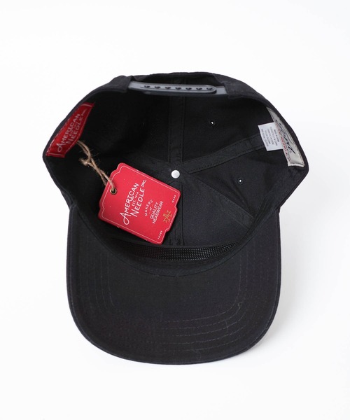 AMERICAN NEEDLE（アメリカンニードル）の「【AMERICAN NEEDLE/アメリカンニードル】FORD MOTOR CO. DETROIT 6PANEL CAP フォード モーター サイクル カンパニー デトロイト 6パネル キャップ（キャップ・メンズ・ブラック・FREE）」の6枚目の写真